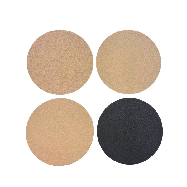 Coasters Beige/Sort skinnlook 4-pack Beige