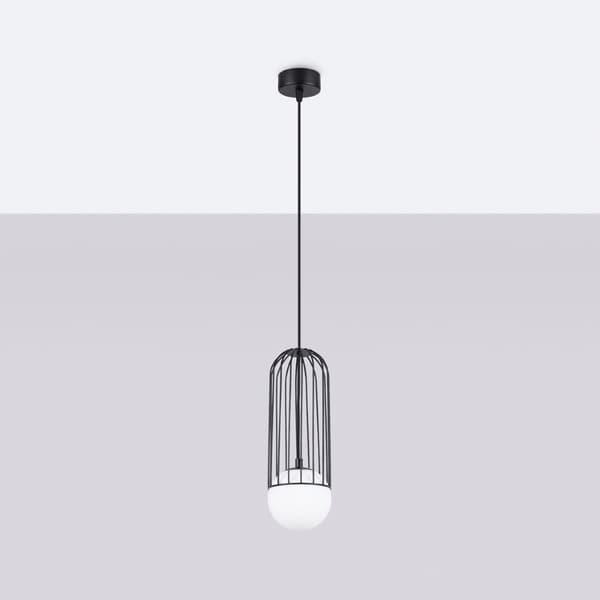Pendellampa BRINA 1 svart Black
