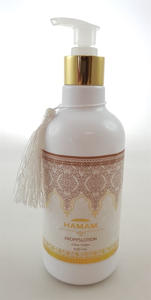 Lotion Kropp med pumpflaska Clean Cotton 500 ml White