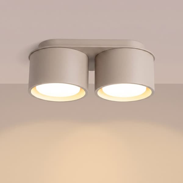 Taklampa MODO 2 gråbrun Gx53 Taupe
