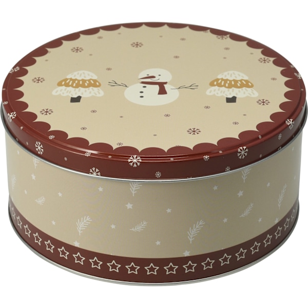 Burk Plåt Julmotiv 3-set Multicolor