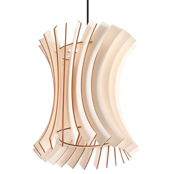 Pendel lampa ORIANA trä Brown