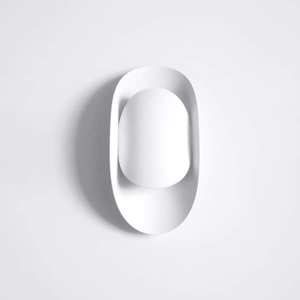 Vägglampa TEAR vit White