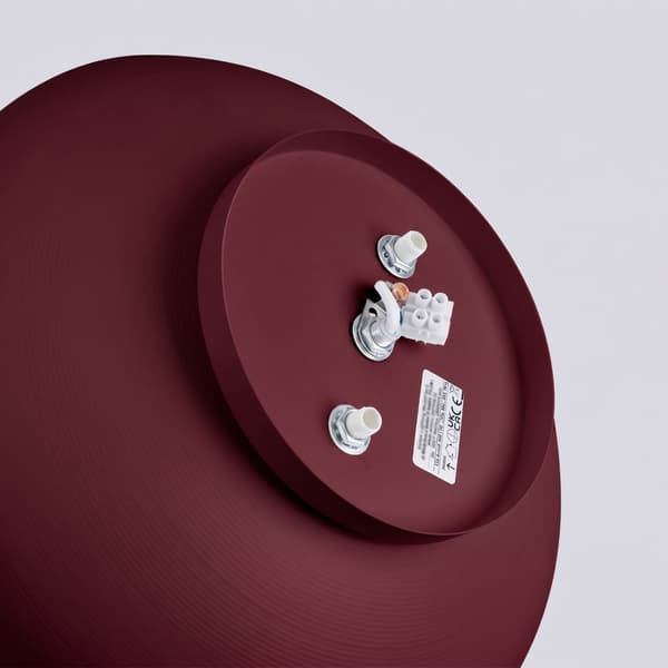 Taklampa OMIQ vinröd burgundy