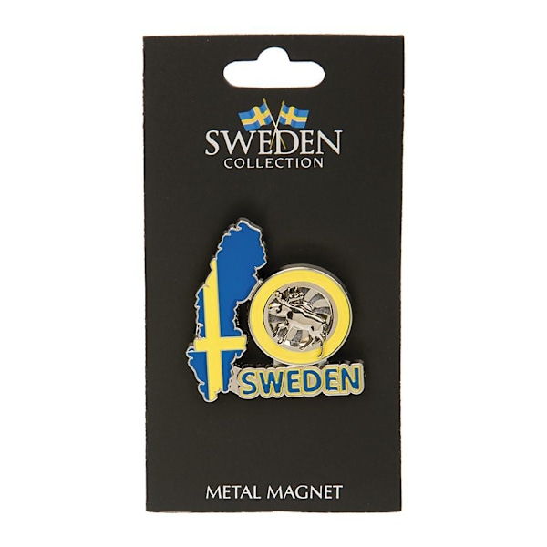 Magnet Souvenir Spinner Älg Multicolor
