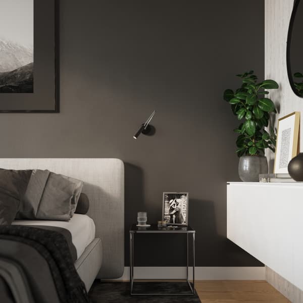 Vägglampa AXIL svart Black