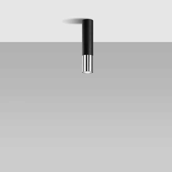 Taklampa LOOPEZ svart/krom Black