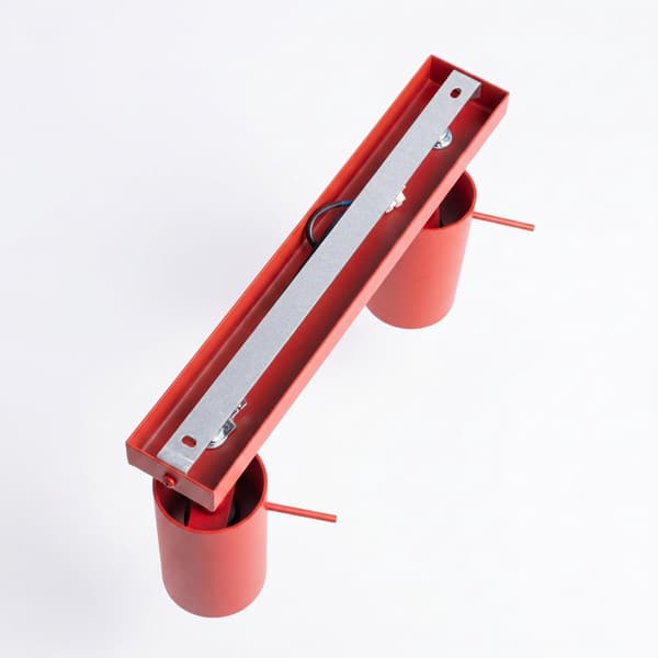Taklampa RING 2 röd Red