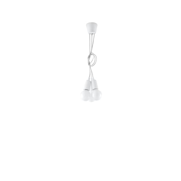 Pendel lampa DIEGO 3 vit White