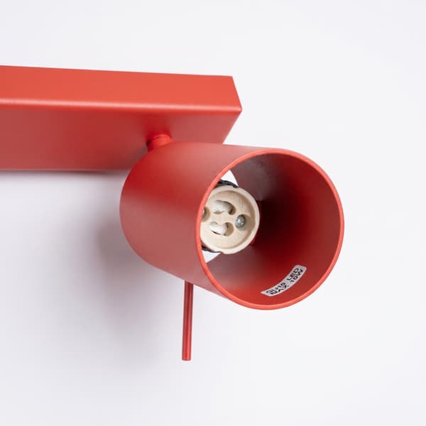 Taklampa RING 4L röd Red