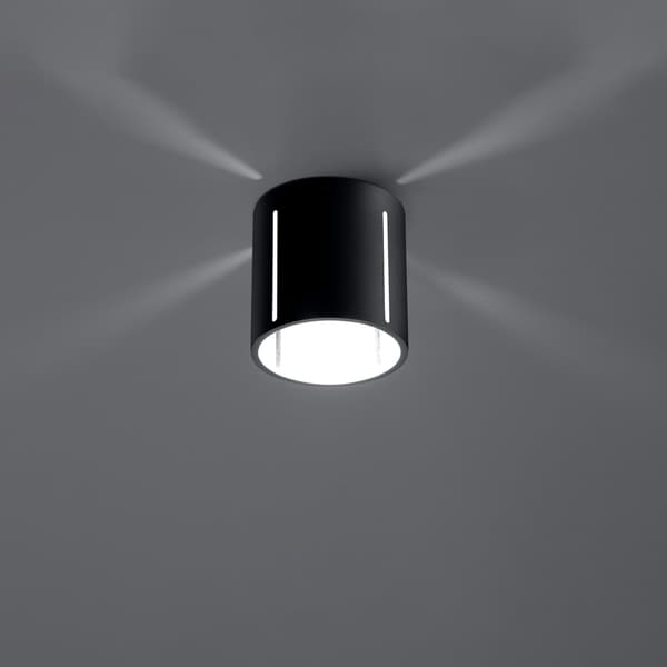Taklampa INEZ svart Black