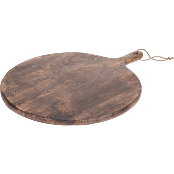 Skärbräda Rund Serveringsbricka 50 cm Natur