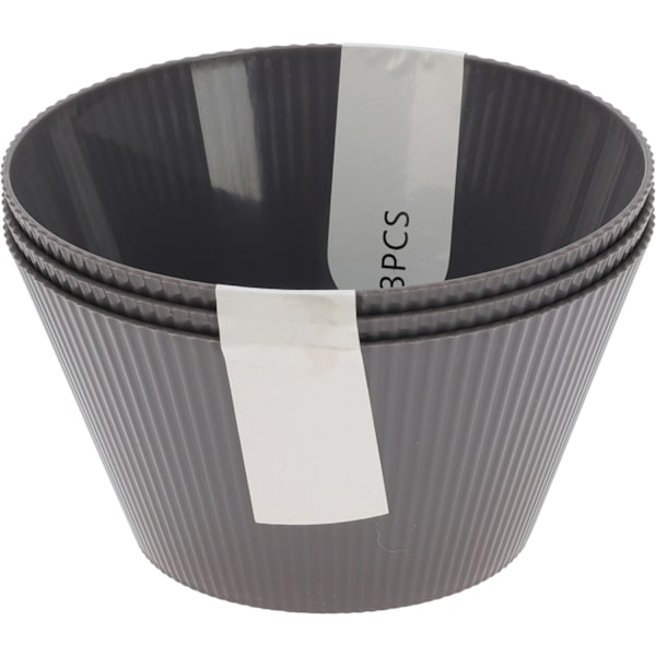 Skål Taupe 3-pack Melamin Taupe