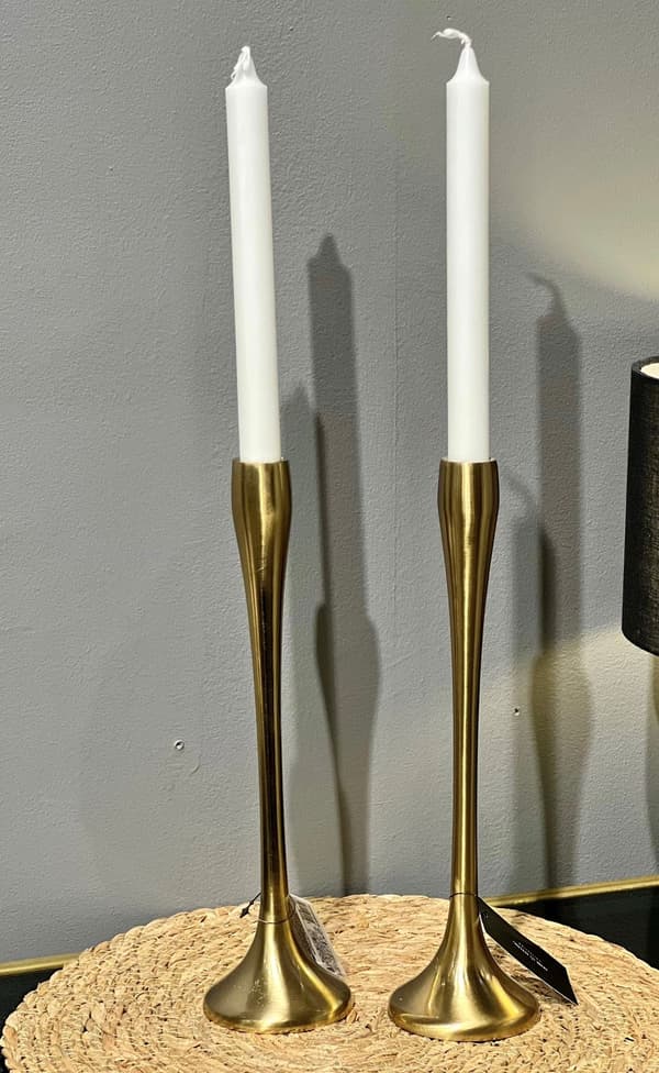 Ljusstake Guld Metall 31 cm Guld