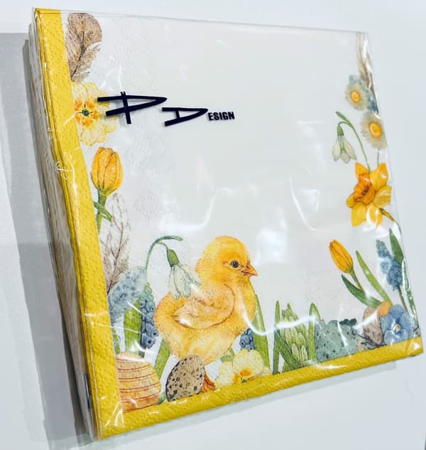 Servetter Påsktid 33x33 cm 20-pack multifärg