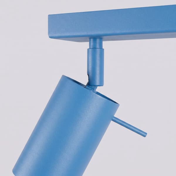 Taklampa RING 6L azurblå Light blue