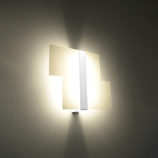 Vägglampa MASSIMO vit White