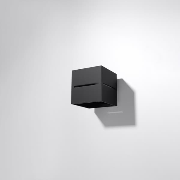 Vägglampa LOBO svart Black