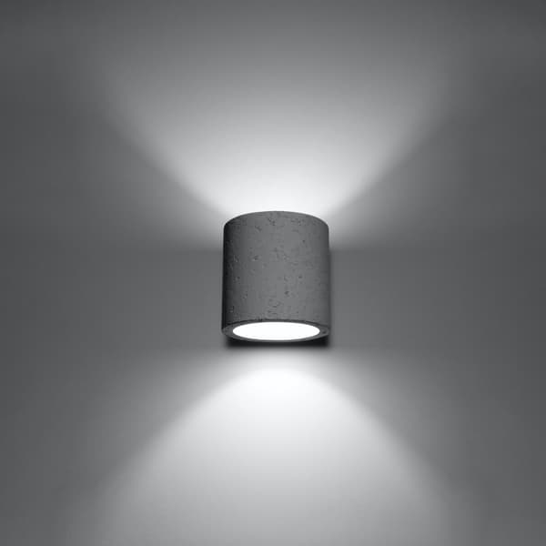Vägglampa ORBIS betong Grey