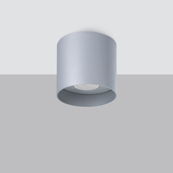 Taklampa MIKA grå Grey