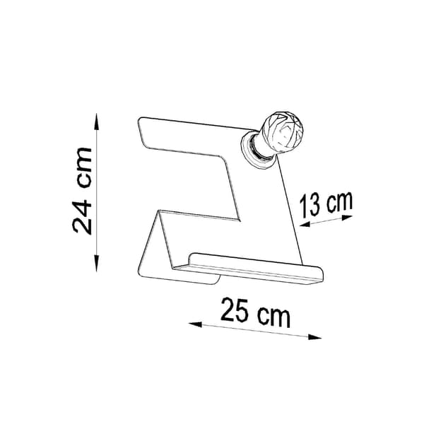 Bordslampa INCLINE vit White