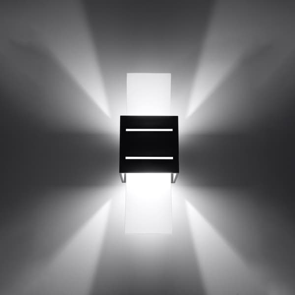 Vägglampa LORETO svart Black