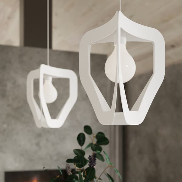 Pendel lampa TRES vit White