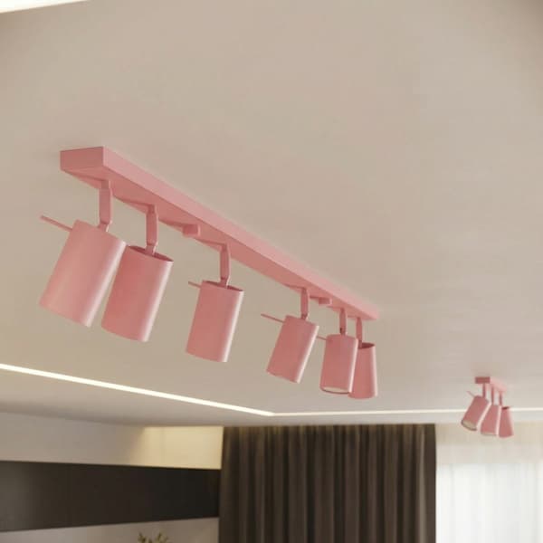 Vägglampa RING rosa Pink