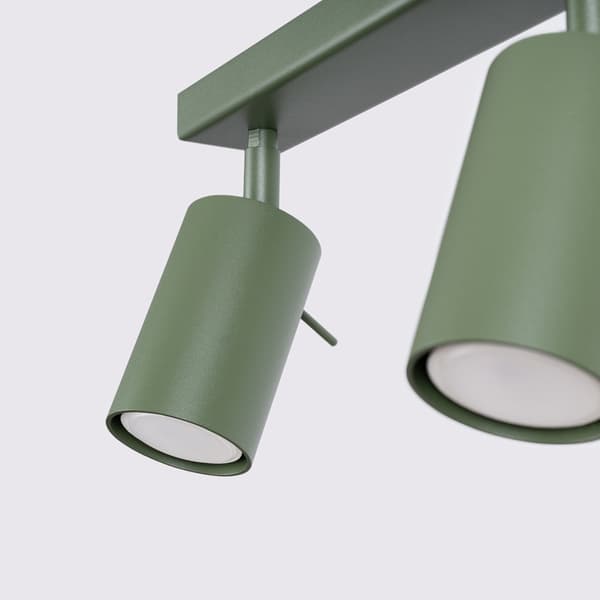 Taklampa RING 3L olivgrön Green