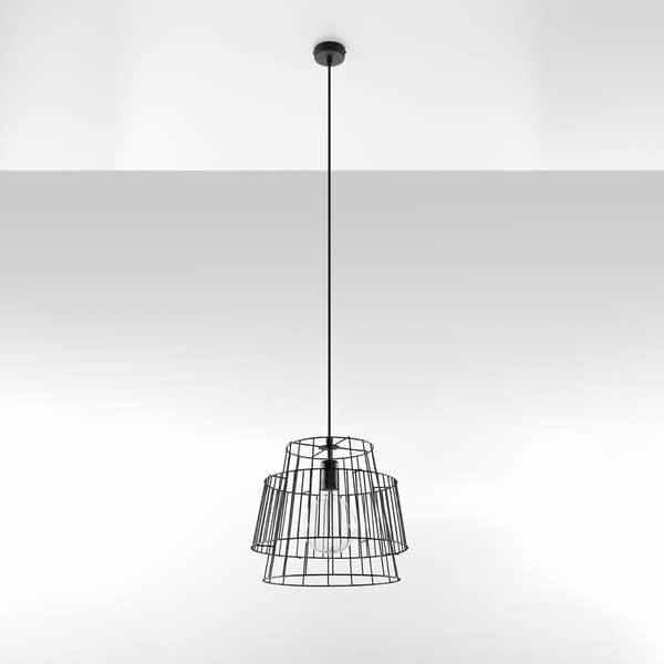 Pendel lampa GATE svart Black