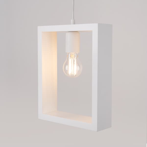 Pendellampa ARIES vit White