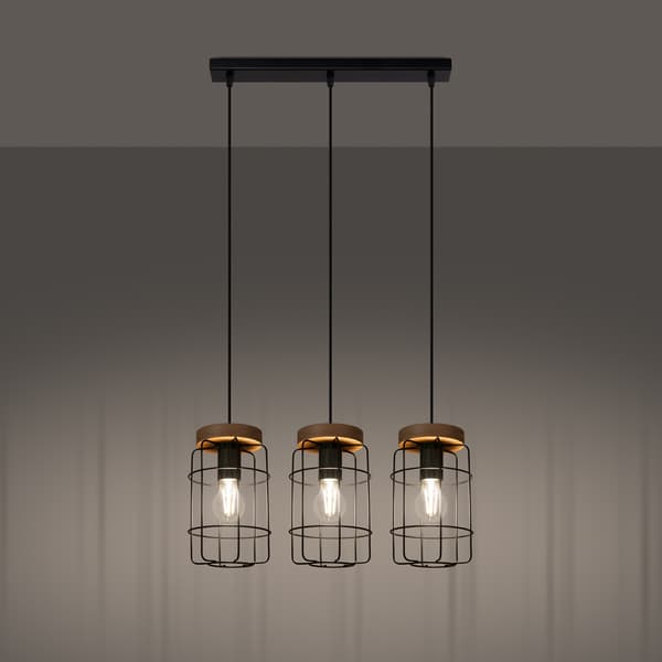 Taklampa GOTTO 3L Black