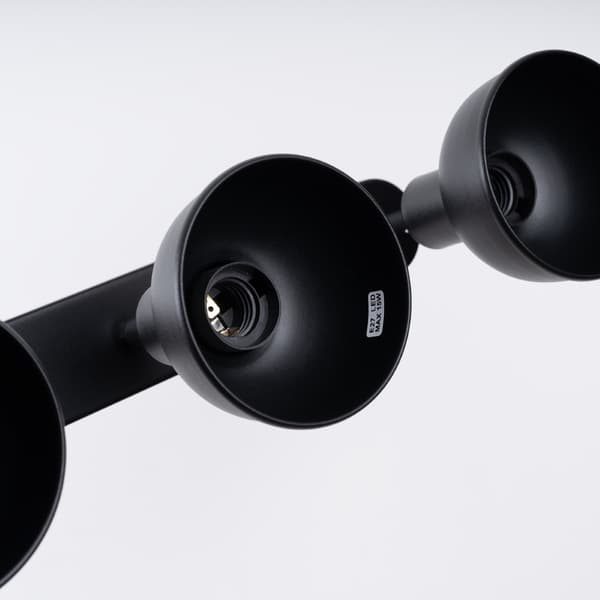 Taklampa ELBA 3 svart Black