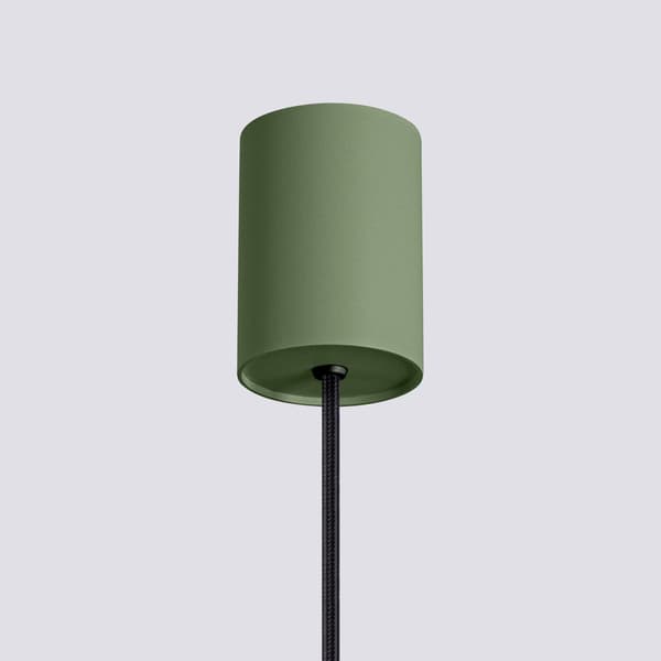 Pendellampa ESTRIA 1 beige/olivgrön Beige