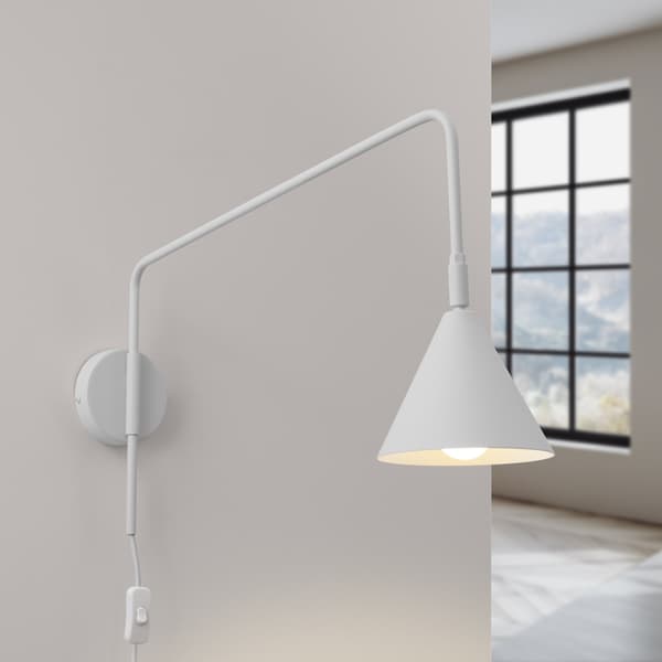 Vägglampa NOX vit White