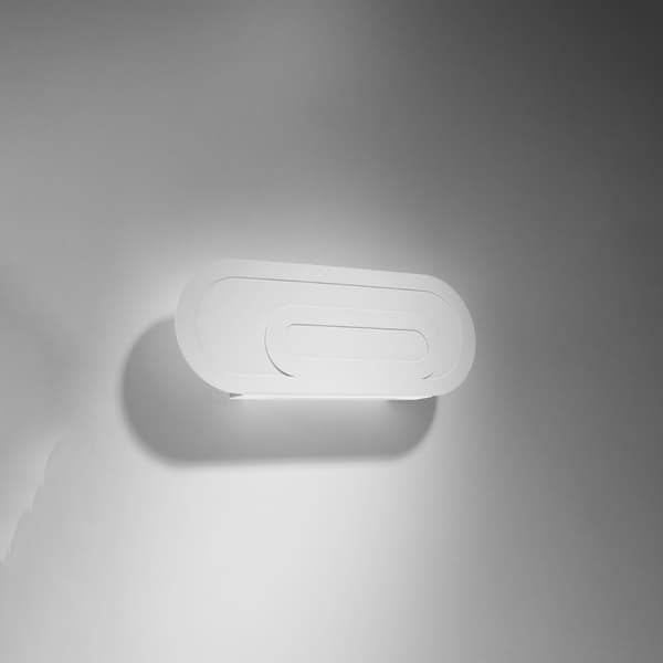 Vägglampa SACCON vit White