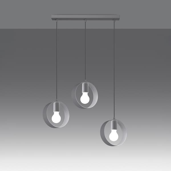 Hängande lampa TITRAN 3 biała White