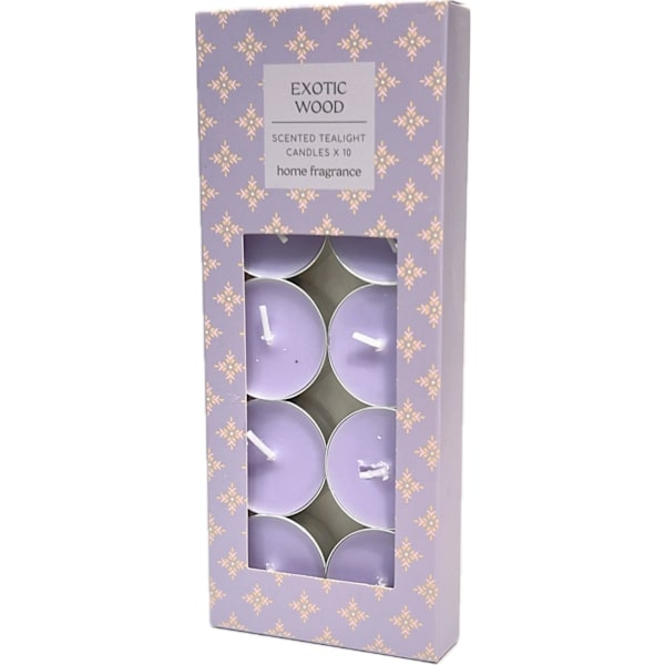 Värmeljus Doftljus Amber Moss 10-pack Beige Amber Moss