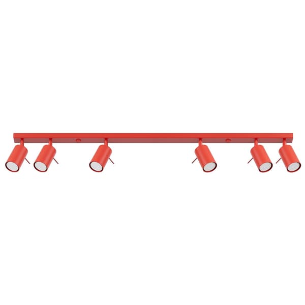 Taklampa RING 6L röd Red