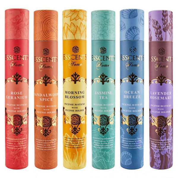 Rökelse med hållare 30-pack olika dofter Purple Lavender Ros