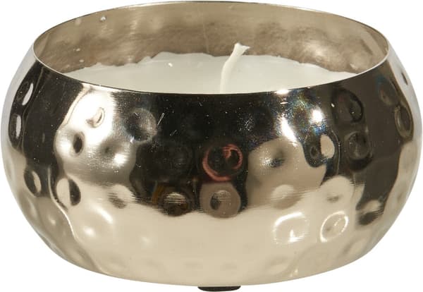 Ljus Silver Metall 9,5 cm Silver