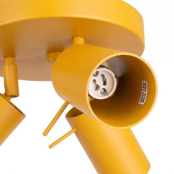Taklampa RING 3P gul Yellow