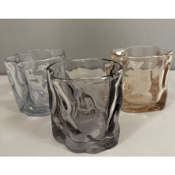 Ljushållare Glas 8,5 cm multifärg