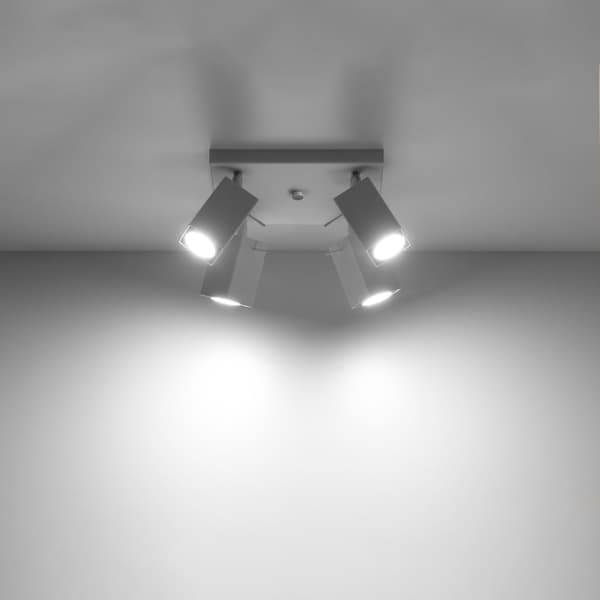 Taklampa MERIDA 4 vit White