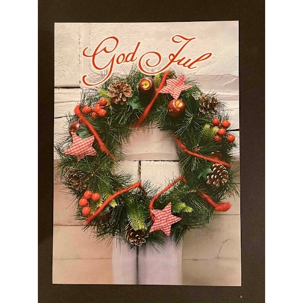 20-pack Vykort julkort  julvykort God Jul & Gott Nytt År Multicolor