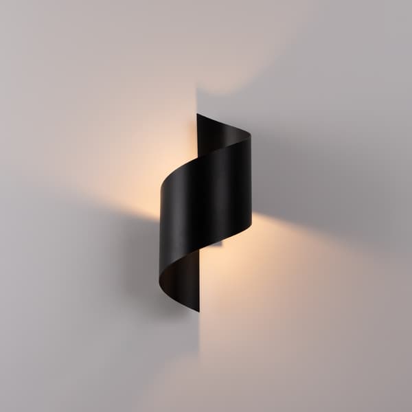 Vägglampa TALASSA svart Black