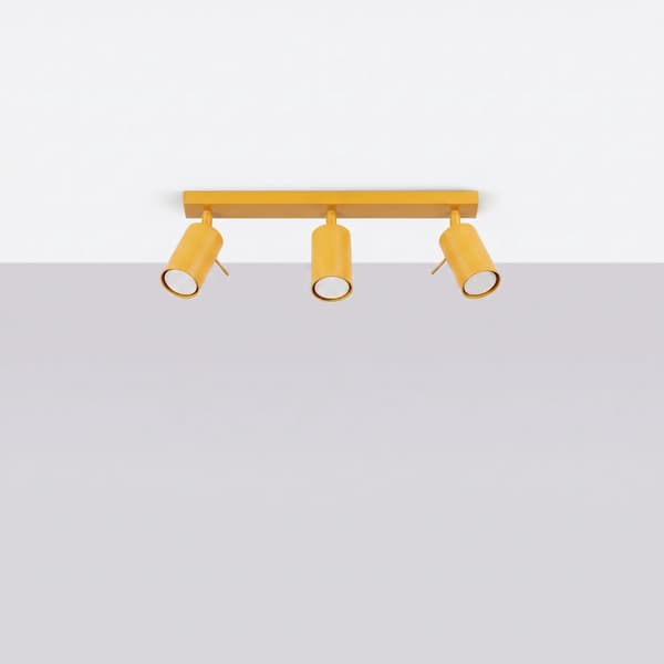 Taklampa RING 3L gul Yellow