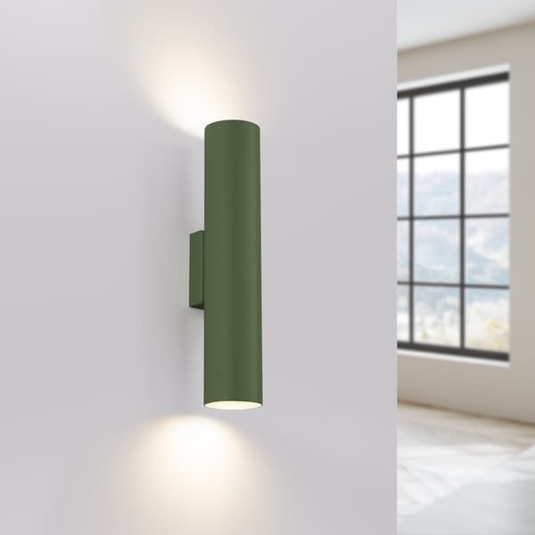 Vägglampa LAGOS 2 olivgrön Grön