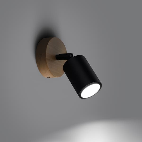 Vägglampa VERDO svart Black