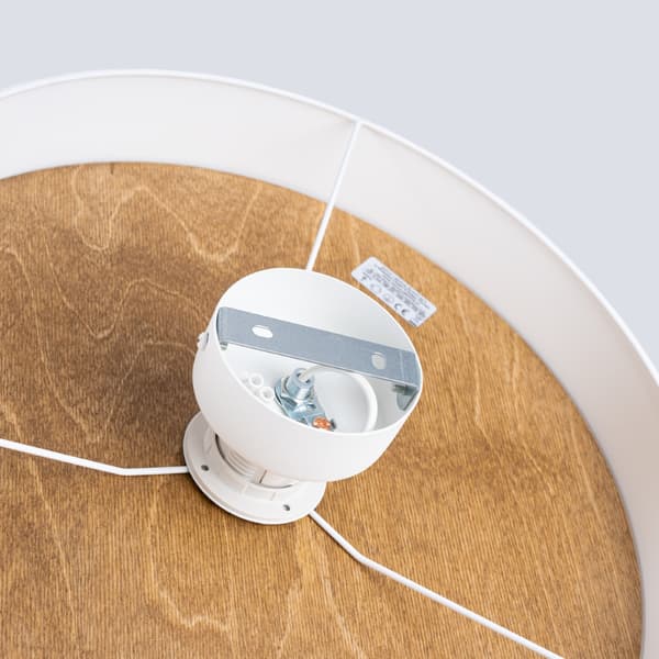 Taklampa TELESTO vit/ljusbrun White